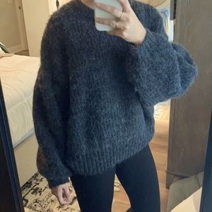Charcoal gray sweater